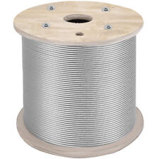 VEVOR T304 Stainless Steel Cable 1/4" 7x19 Steel Wire Rope 200ft Cable Railing