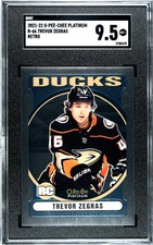 2021-22 O-Pee-Chee Platinum Trevor Zegras Retro RC #R-66 Serial Grade SGC 9.5MT+