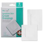 16x SENSITIVE SKIN DRESSINGS Hypoallergenic Cut Injury First Aid Gauze Pad Cover