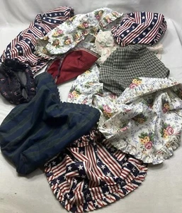 🧺 LONGABERGER BASKET FABRIC LINERS LOT Of 11 VARIETY OF SIZES FREE SHIPPING - Picture 1 of 24