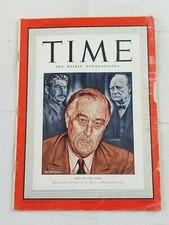Time Magazine - January 5, 1942 ~~ Franklin D. Roosevelt, Man of the Year