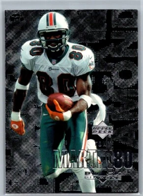TONY MARTIN 2000 Upper Deck Black Diamond Football Card #58 Miami Dolphins - Image 1 of 2