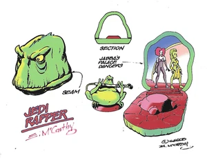 Star Wars Jedi Rapper + Jabba's Dancers GALOOB Micro Machines Playset E McCarthy - Bild 1 von 2