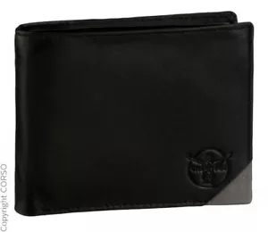 Chiemsee Monedero Hombres Monedero Piel Negro - Imagen 1 de 1