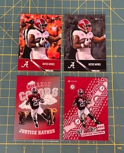 2024 ONIT Alabama Crimson Tide JUSTICE HAYNES LOT/4 Holo Hologram 3 Parallels - Picture 1 of 3