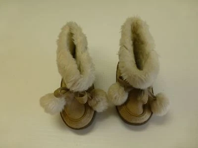 Faded Glory Boots Girls Size 03 Suede Fleece Lined Boots Great Condition - Image 1 of 4