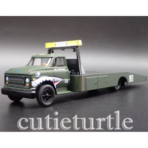 1:64 1968 68 Chevy Chevrolet C60 Ramp Truck Diecast Model Green - Picture 1 of 4