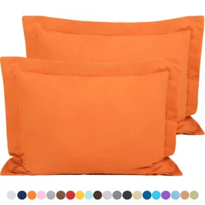 Paquete de 2 fundas de almohada de microfibra cepillada falsas opciones de varios colores - Imagen 1 de 69