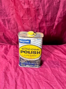 Vintage Prestone Silicone Car Polish Shine 1 Pint Metal Can 1950s Advertisement - Picture 1 of 6