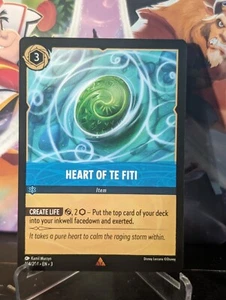 Heart Of Te Fiti - 164/204 - Rare Non-Foil Lorcana Into The Inklands - Picture 1 of 1