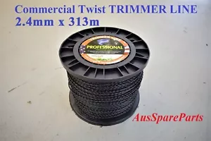 Commercial Twist TRIMMER LINE 2.4mm x 313m 3LB Whipper Snipper Cord - Picture 1 of 1