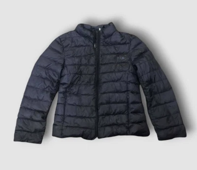 $475 Moncler Niños Niños Azul Plumón Acolchado Puffer Chaqueta Invierno Talla 8 Foto 1 de 4