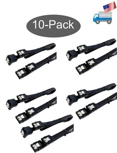 10-Pack: NEW 18" SATA 3.0 6Gb/s 5x 90-degree 5x Straight PC Data Cable Connector - Picture 1 of 9