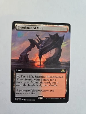 Bloodstained Mire (Extended Art) Modern Horizons 3 Regular - Image 1 of 2