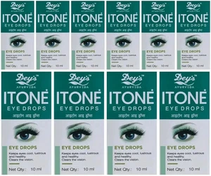 10er Pack x ITONE Augentropfen je 10 ml Kräuter Ayurveda Augen Wellness - Bild 1 von 1