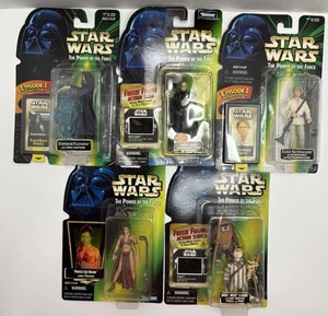 Vintage Star Wars Lot Of 5 The Power Of The Force Action Figures Kenner Sealed - Picture 1 of 19