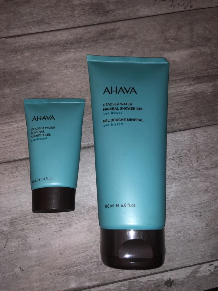 AHAVA DeadSea Water Mineral Shower Gel Sea-Kissed 6.8oz Sealed & Travel Size Lot - Image 1 of 2