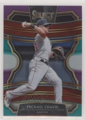 2020 Panini Select Tri-Color Prizm Michael Chavis #10 - Image 1 of 2