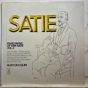 SATIE Piano Music of Erik Satie Vol. 5 Aldo Ciccolini ANGEL SEALED - Picture 1 of 2