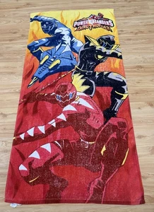 DISNEY STORE TAG POWER RANGERS DINO THUNDER  BEACH BATH TOWEL - Picture 1 of 7