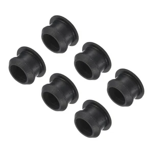 6Pcs Silicone Snap in Locking Hole Plugs Seal Cover Panel Round 13mm Black - Picture 1 of 7