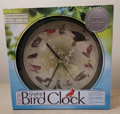 Reloj de pared/escritorio Mark Feldstein edición limitada 20 aniversario pájaro cantor  Foto 1 de 4