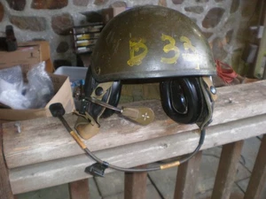 US CVC Tanker Helmet Combat Vehicle Crewman DH-132 Shell w/ Liner Headset Small - Picture 1 of 13