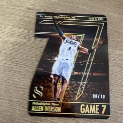 2024 - 25 帕尼尼剪影 Allen Iverson 游戏 7 全息金色 /10 — 第 1/2 张图片