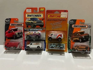 Matchbox MB44 Racing 4x4 Chevy Van - Snack Van - 95 Custom Van & 75 Target Retro - Picture 1 of 13