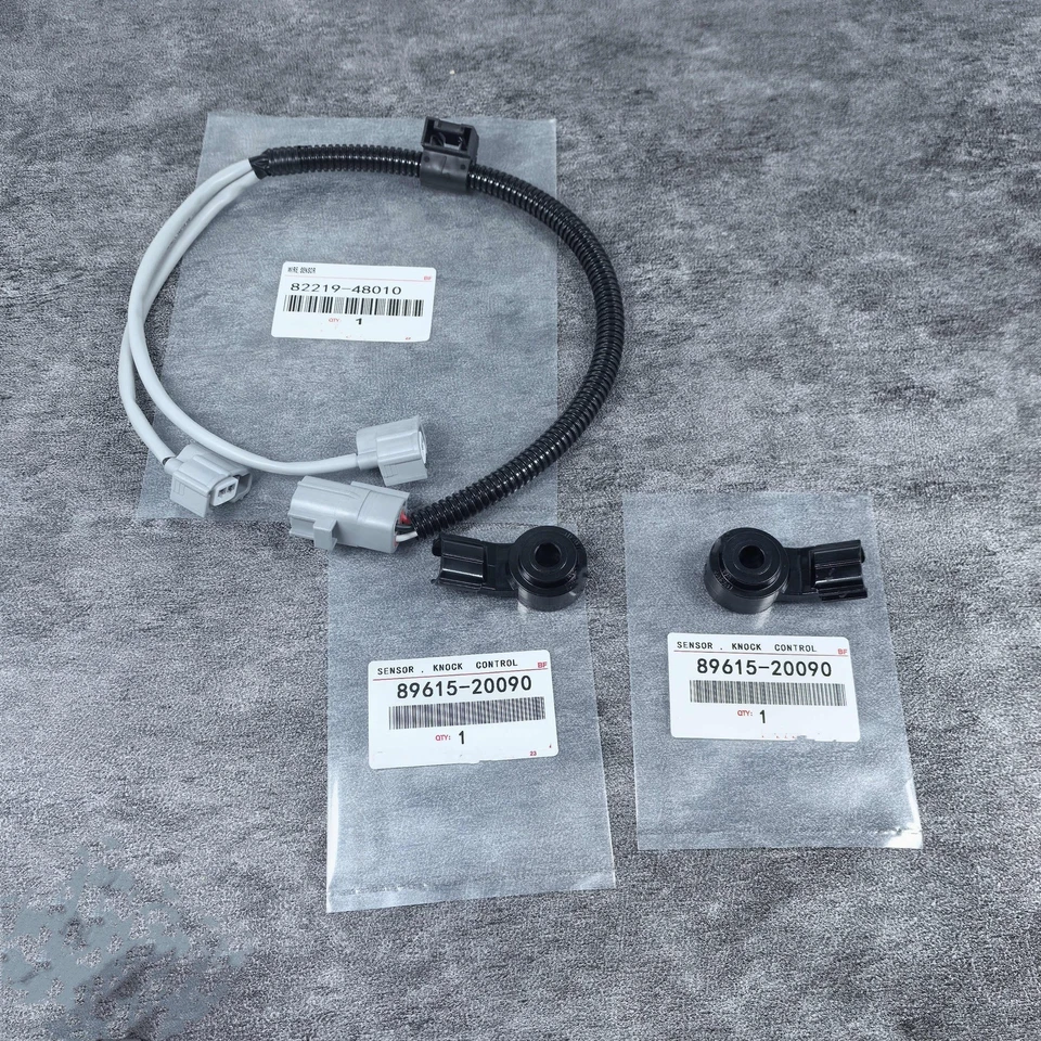 OEM 2pcs Engine Knock Sensor & Harness For 89615-20090 Toyota Cruise 89615-06010 - Imagem 1 de 1