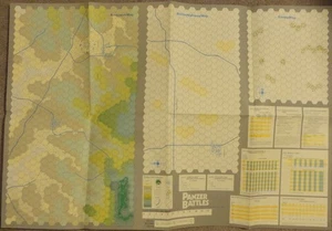 Strategy & Tactics Magazine #73 Panzer Battles War Game Map - Picture 1 of 1