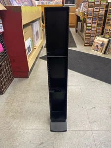 Laserline 60 CD Medien Aufbewahrung Turm Organizer Präsentationsregal Halter schwarz - Bild 1 von 3