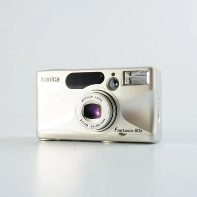 VERY GOOD Konica Fantasio 80z Point & Shoot Film Camera - Image 1 of 4