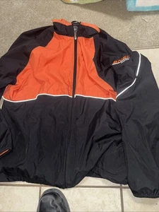BNSF RAILYWAY Windbreaker 2XL By Charles River Apparel Well Kept - Picture 1 of 3