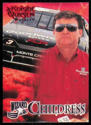 1996 Wheels Knight Quest Royalty Wizard Richard Childress /2198 #44 - Image 1 of 2