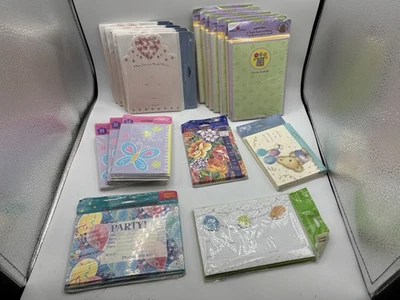 Лот из 194 винтажных дизайнерских коллекционных американских поздравительных открыток пустые - Изображение 1 из 4