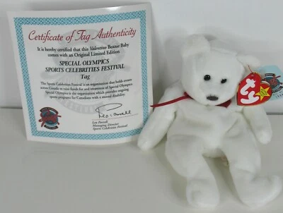 Ty Beanie Babies 1998 Special Olympics Valentino Indonesian Canadian RARE MWT - Image 1 of 4