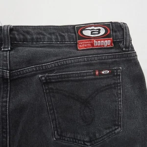 Bongo Womens Y2K Skinny Crop Jeans Size 13 Black Mid Rise Zip Ankles - Picture 1 of 11