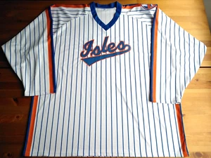 XXL (60adi.) 80s Islanders Isles Mets Crossover Baseball Reverse Retro Jersey - Bild 1 von 11