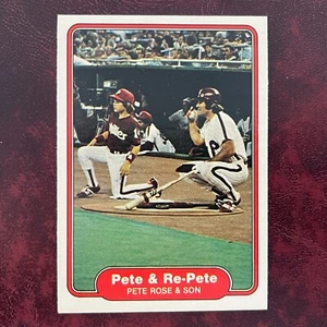 1982 Fleer Set PETE & RE-PETE ROSE #640 PHILADELPHIA PHILLIES ** MINT ** - Picture 1 of 2
