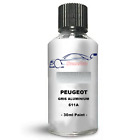 Touch Up Paint For Peugeot Partner Tepee Gris Aluminium 611A Stone Chip Brush