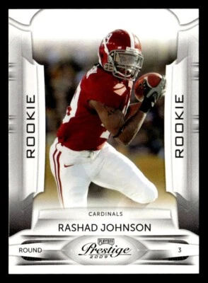 Rashad Johnson 2009 Playoff Prestige Rookie Card #193 Alabama - Image 1 of 2