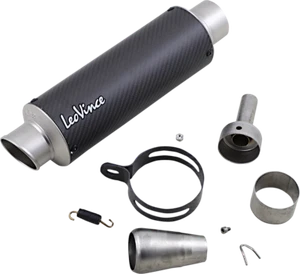 LEOVINCE Custom Universal GP Corsa Slip-On Exhaust Muffler 54mm Inlet ID 9736M - Picture 1 of 1
