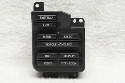 Interruptor de pantalla de menú botón de tablero Lincoln Continental 1998-2002 F80F-10D996-BF Foto 1 de 4