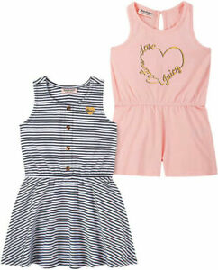 Juicy Couture Girls 2 Pack Romper & Dress Size 4 5 6