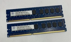8GB (2 x 4GB) Nanya NT4GC72C8PG0NF-DI PC3L-12800E 1600MHz DDR3 ECC Server Memory - Picture 1 of 3