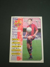 19A XAVI HERNANDEZ BARCELONA ROOKIE STICKER PANINI LIGA FUTBOL 1998 1999 RARE!!