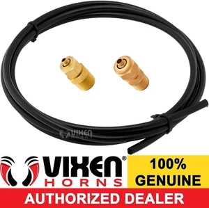 10FT 3/8"OD NYLON HOSE WITH ¼"& 1/8" NPT BRASS COMPRESSION FITTING KIT VXK8101 - Picture 1 of 7