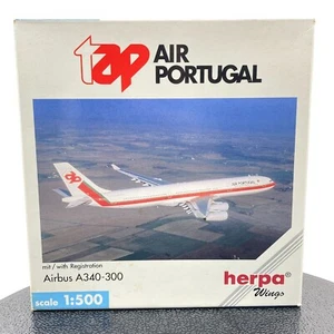 herpa wings 1/500 Airbus A340-300 Air Portugal CS-TOC Diecast model 504621 - Picture 1 of 15