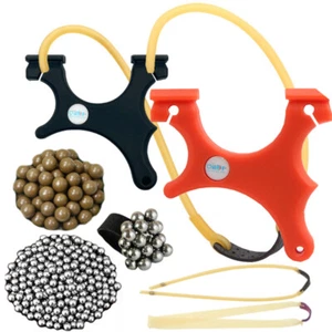 Plastic Mini Slingshot Shot Catapult Traditional Pocket Slingshot Target Archery - Picture 1 of 24